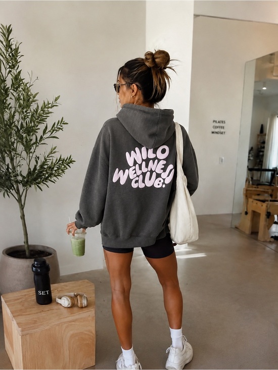 Wilo The Label Tops - NWT Wilo the Label exclusive grey hoodie 🩶💜